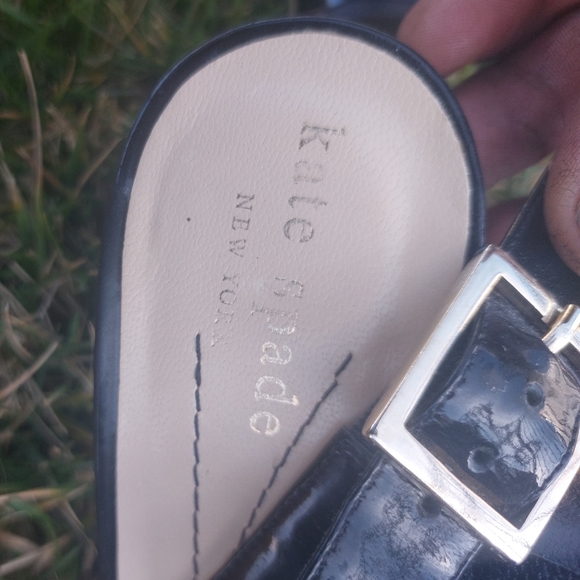 Kate Spade Black Heels Size 7B - Picture 5 of 6